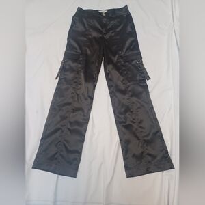 love Fire Women Size 3 Black Brown Wide Leg Jumpsuit